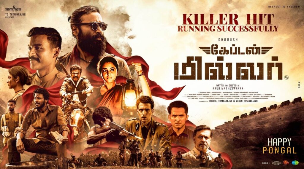 Captain Miller (2024) HD 720p Tamil Movie Watch Online